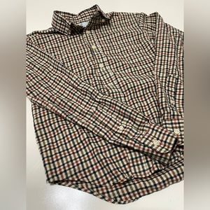 Class Club Boys Plaid Flannel Shirt 10/12